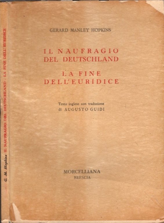 IL NAUFRAGIO DEL DEUTSCHLAND - LA FINE DELL'EURIDICE