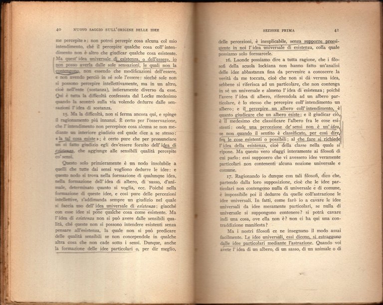 Il nuovo saggio sull\'origine delle idee