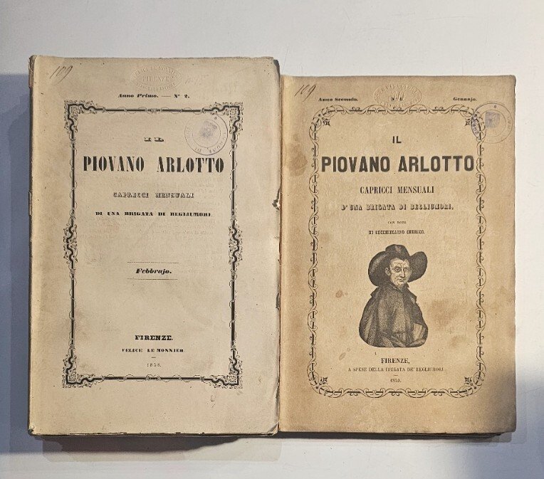 Il Piovano Arlotto Capricci Mensuali Di Una Brigata Di Begliumori …