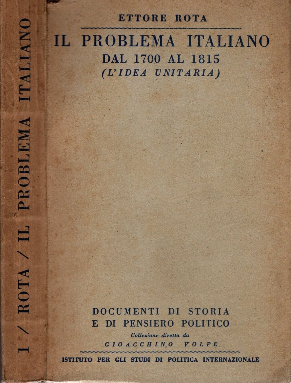 Il Problema Italiano Dal 1700 Al 1815 L'idea Unitaria - …