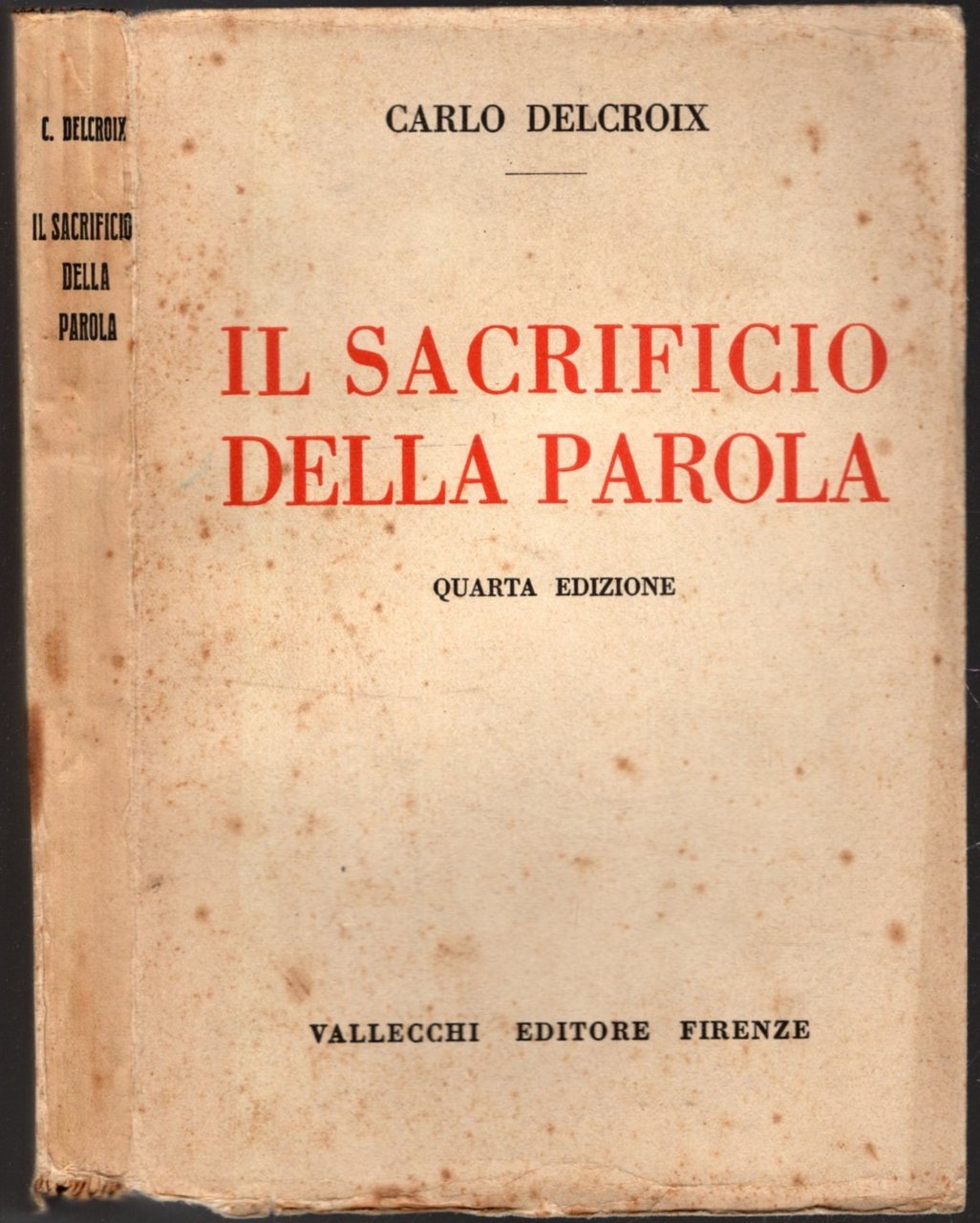 IL SACRIFICIO DELLA PAROLA