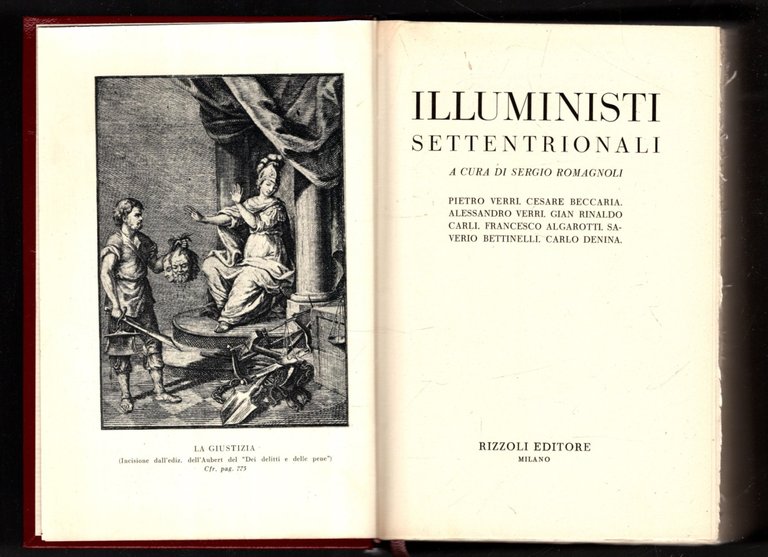 Illuministi settentrionali A cura di Sergio Romagnoli Pietro Verri, Cesare …