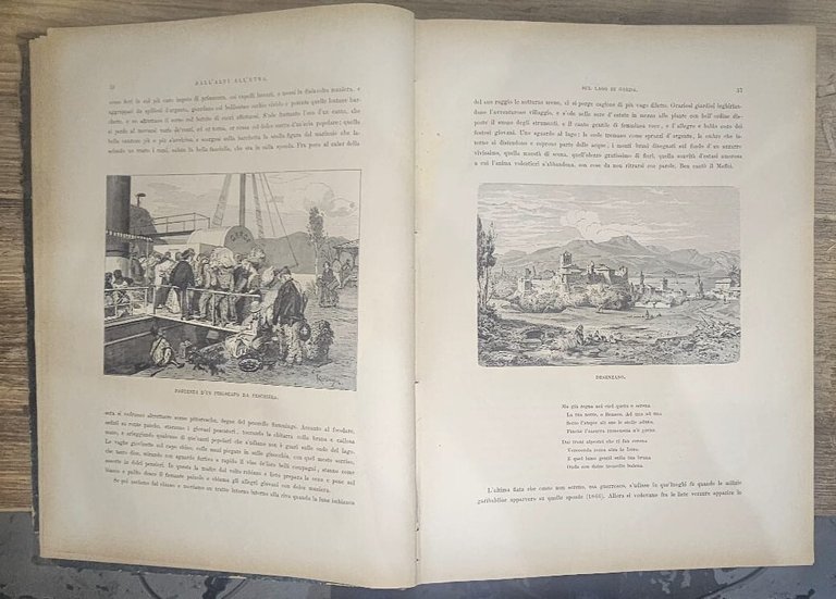 Italia Viaggio Pittoresco Dall'Alpi All'Etna. Prima edizione
