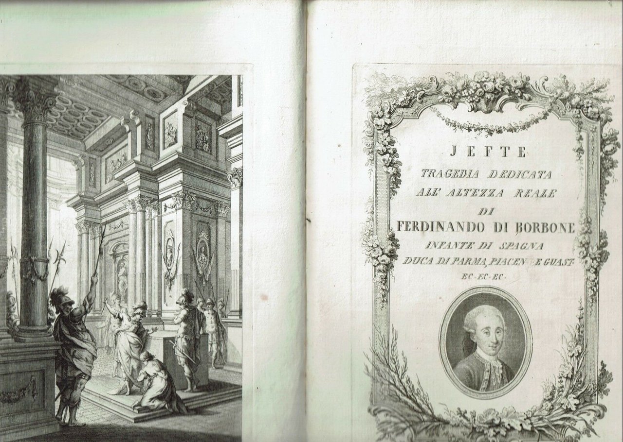 Jefte tragedia dedicata all'altezza reale di Ferdinando di Borbone infante …