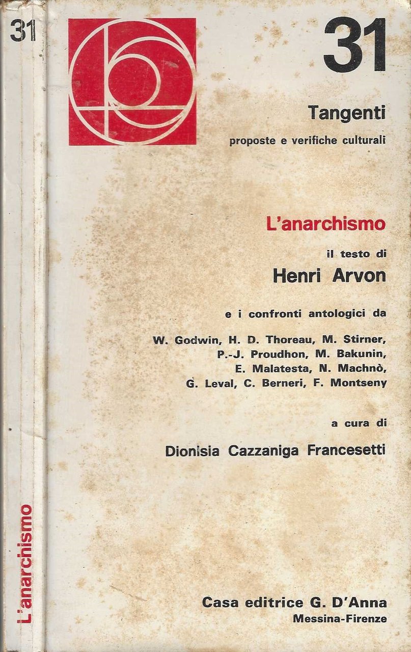 L'Anarchismo di Henri Arvon
