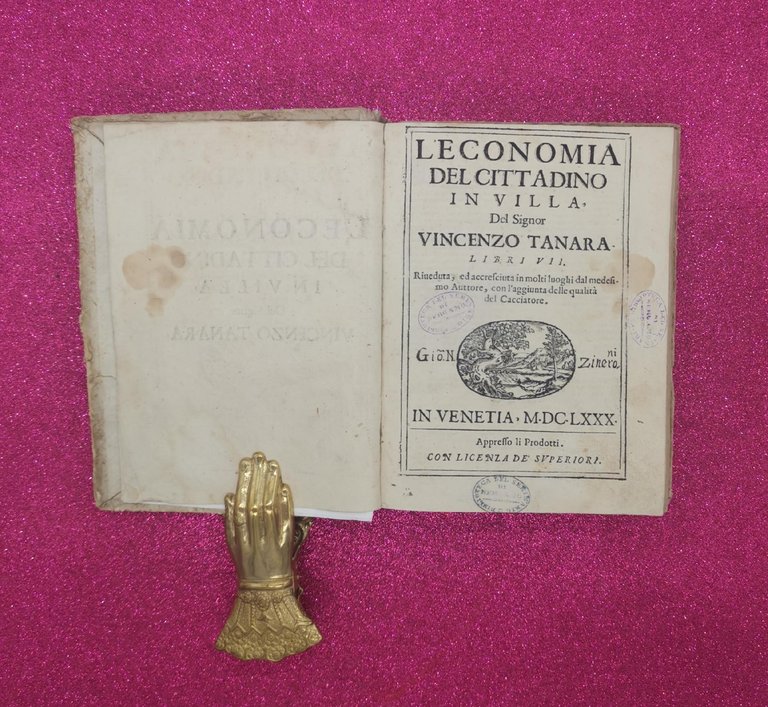 L'economia Del Cittadino In Villa di V. Tanara MDCLXXX