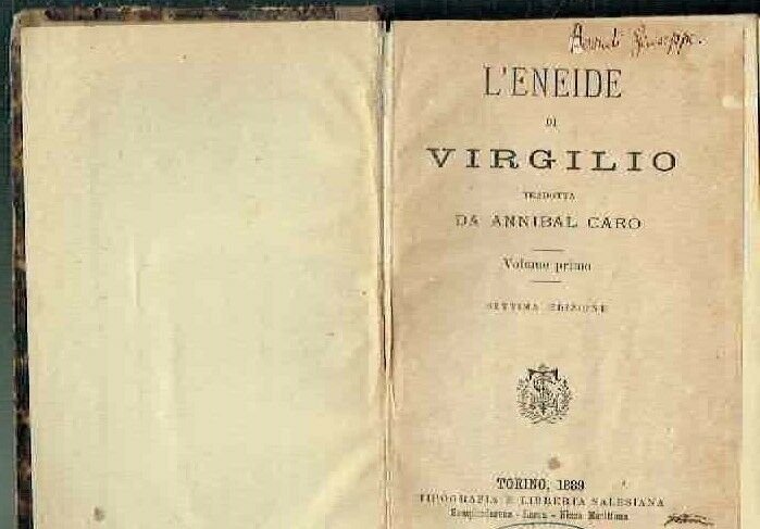 L'ENEIDE DI VIRGILIO TRADOTTA DA ANNIBAL CARO ** 1889