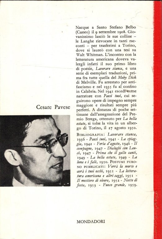 La bella estate di Cesare Pavese