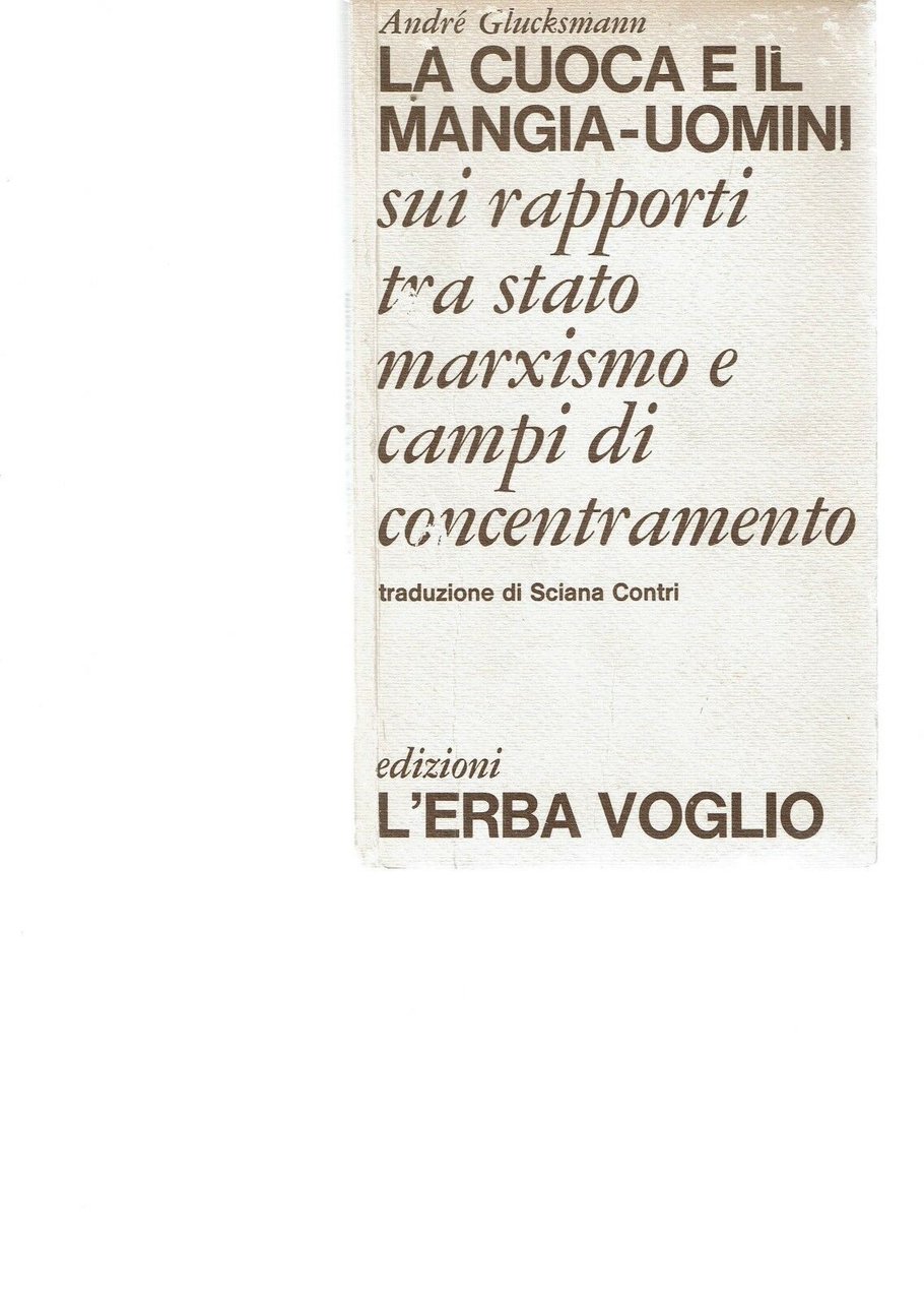 LA CUOCA E IL MANGIA-UOMINI SUI RAPPORTI TRA STATO MARXISMO …