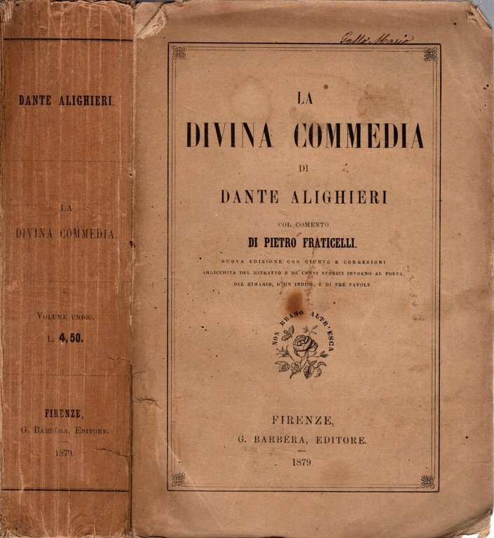 La Divina Commedia di Dante Alighieri