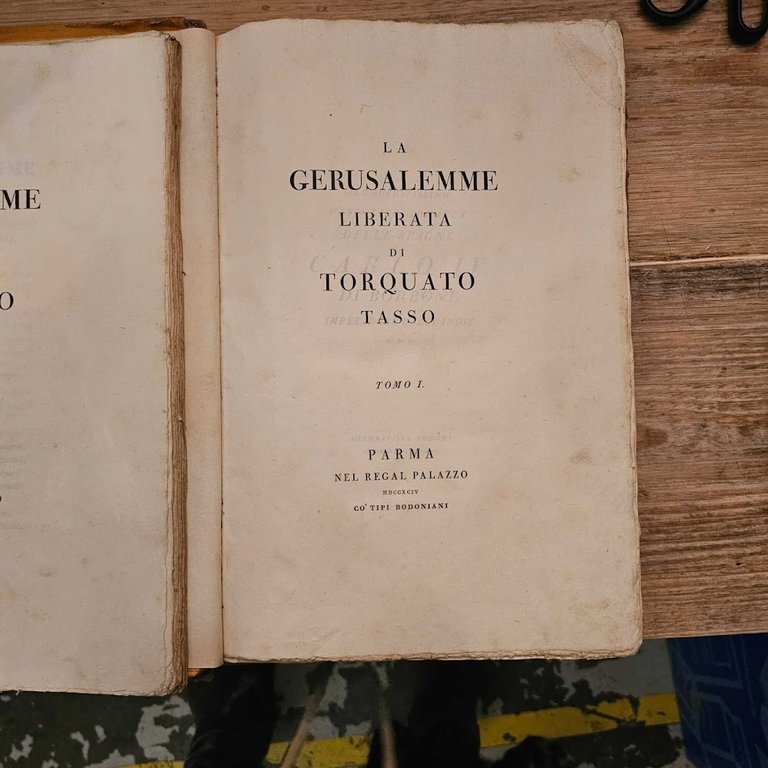 La Gerusalemme Liberata di Torquato Tasso Bodoniano