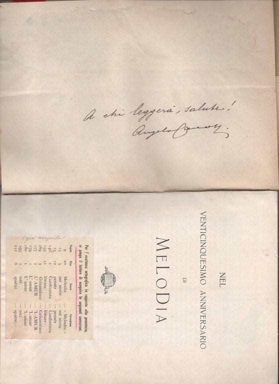 La Melodia e altre Poesie Dialettali Bresciane (terza edizione)