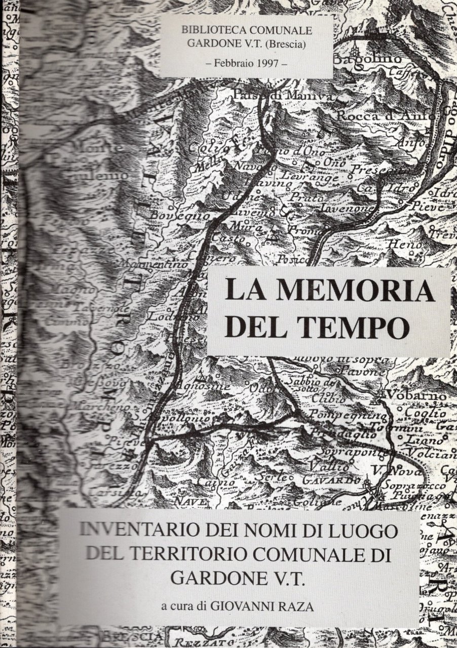 La memoria del tempo. Inventario dei nomi di luogo del …