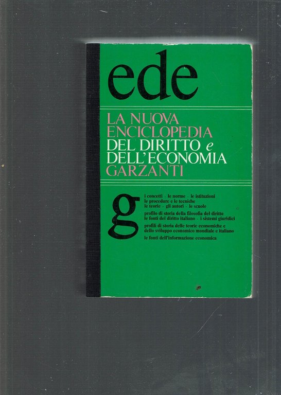 La Nuova enciclopedia del diritto e dell'economia Garzant