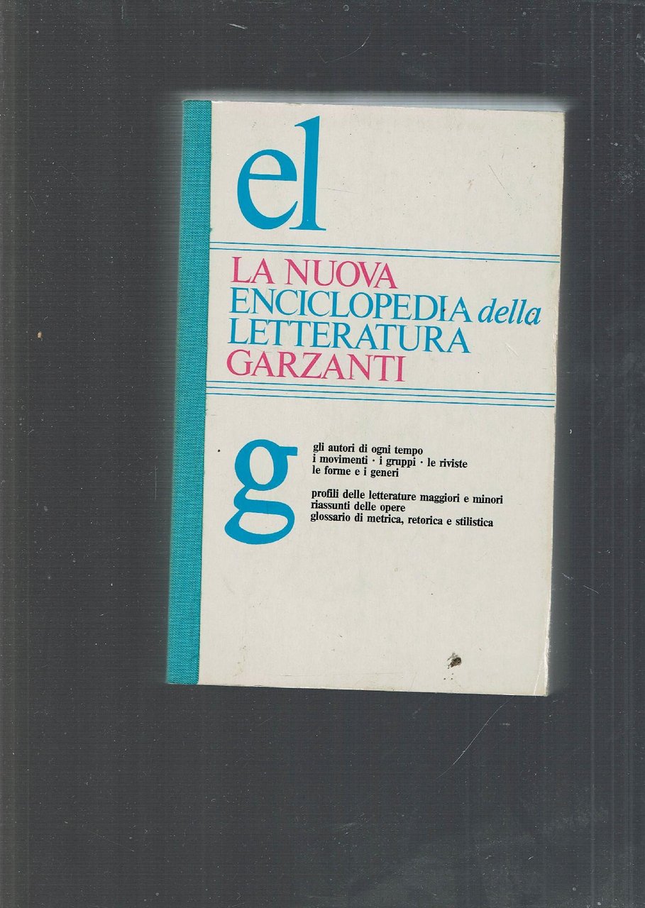 La nuova enciclopedia della letteratura Garzant