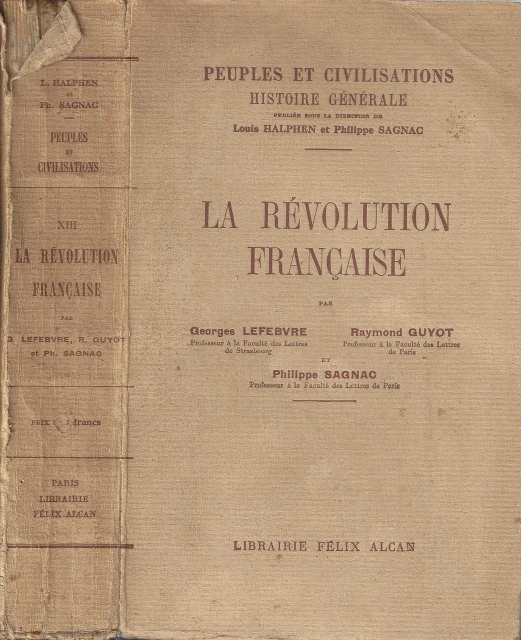 La revolutions francaise Par Georges Lefebvre - Raymond Guyot et …