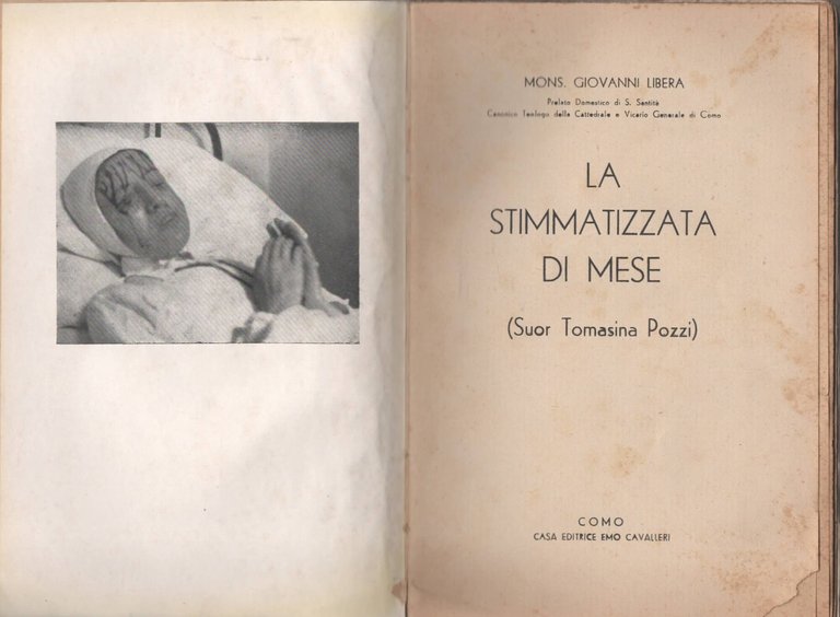 La stimmatizzata di mese di Mons. Giovanni Libera (Suor Tomasina …