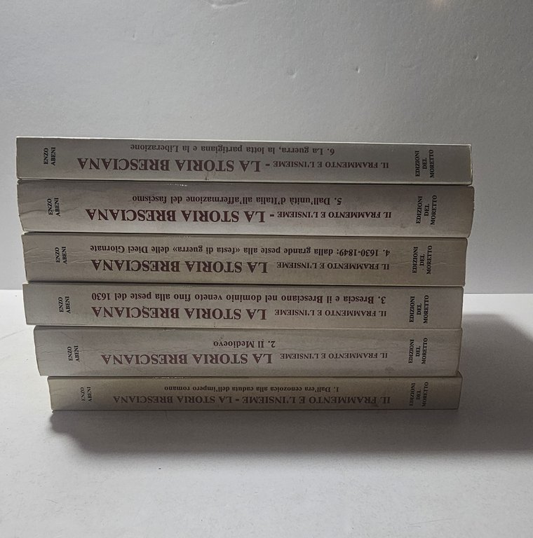 La Storia Bresciana Enzo Abeni 6 Volumi Completi Storia Brescia | Immagine Gallery 3
