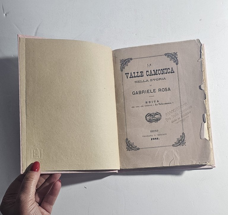 La Valle Camonica nella Storia – Gabriele Rosa (1881) | … | Immagine Gallery 2