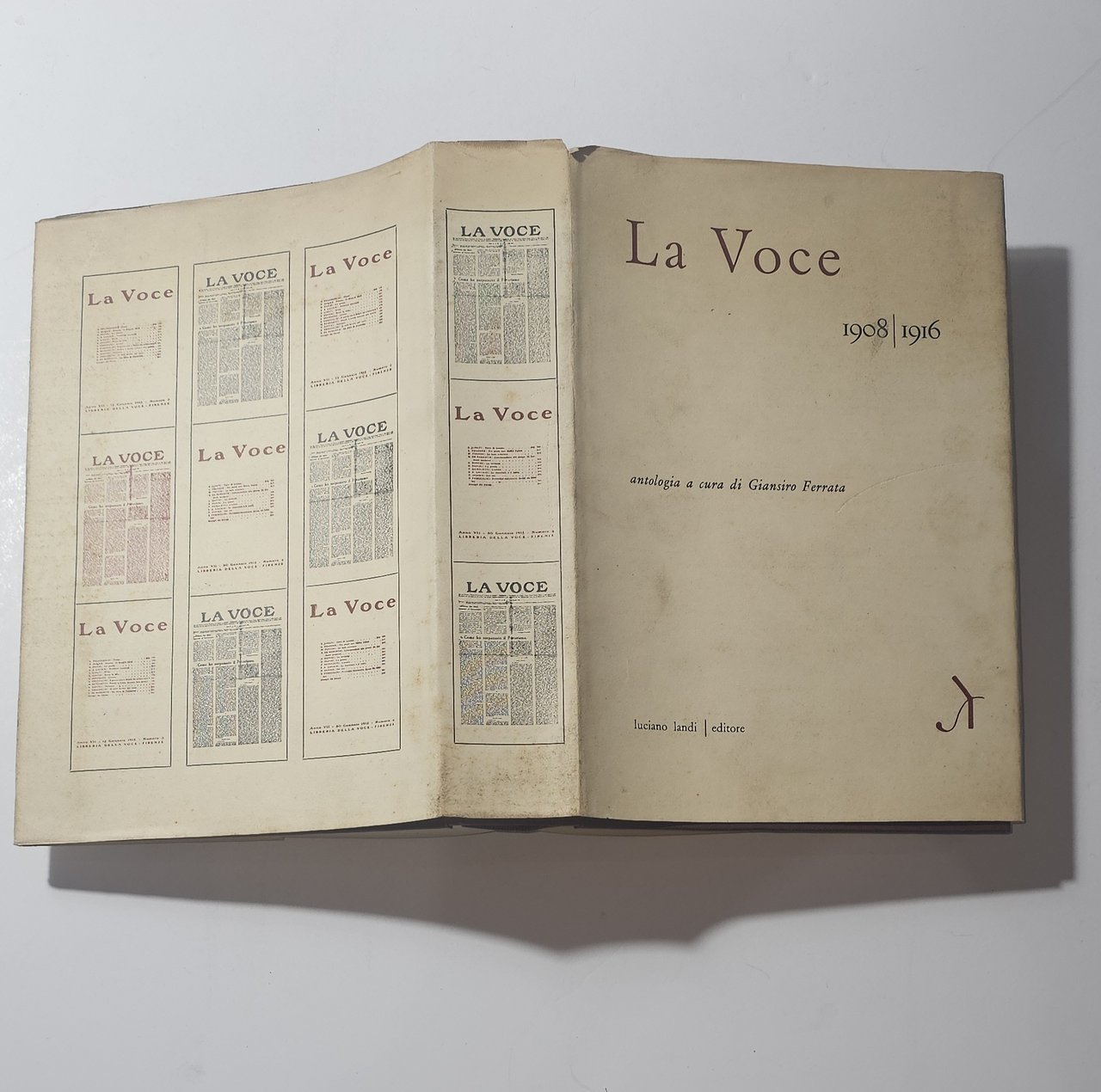 La Voce 1908-1916 – Antologia a cura di Giansiro Ferrata | Immagine principale