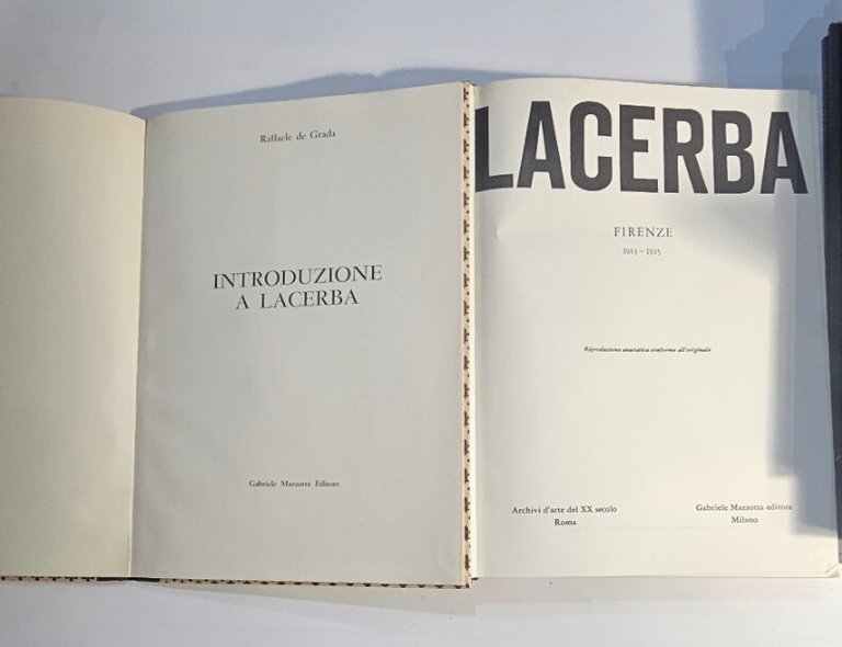 Lacerba 1913-1914-1915. Ristampa anastatica