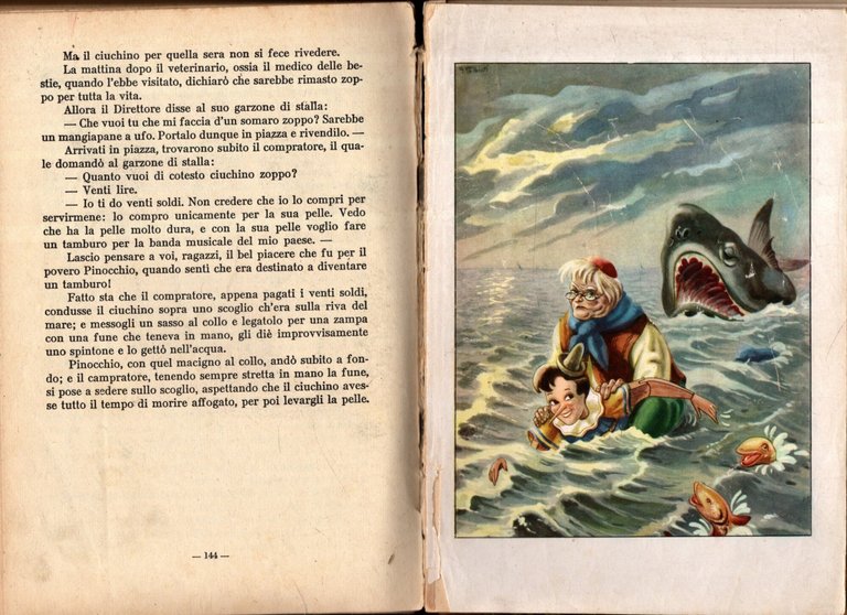 Le avventure di Pinocchio di Carlo Collodi - Carroccio 1942