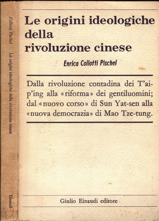 LE ORIGINI IDEOLOGICHE DELLA RIVOLUZIONE CINESE