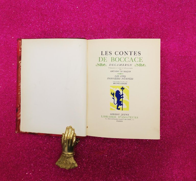 LES CONTES DE BOCCACE DECAMERON 2 VOL.