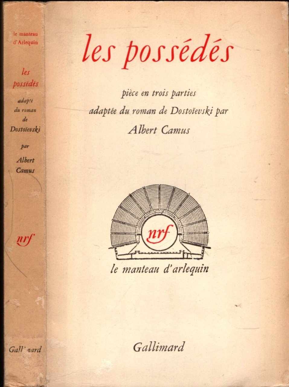 LES POSSEDES PIECE EN TROIS PARTIES