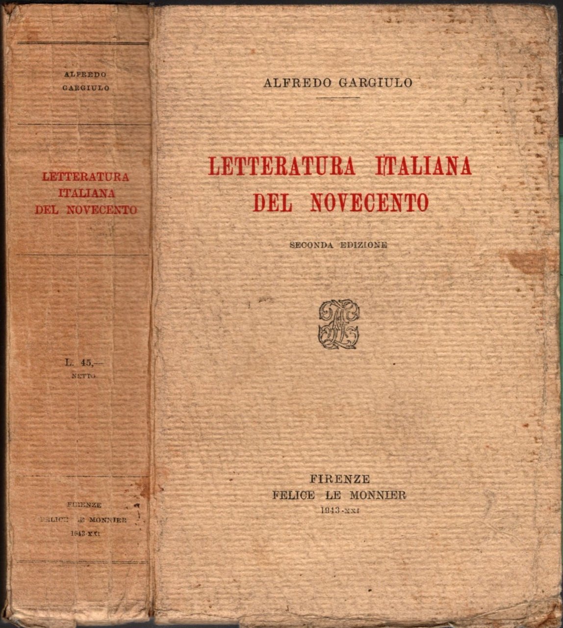 Letteratura italiana del Novecento