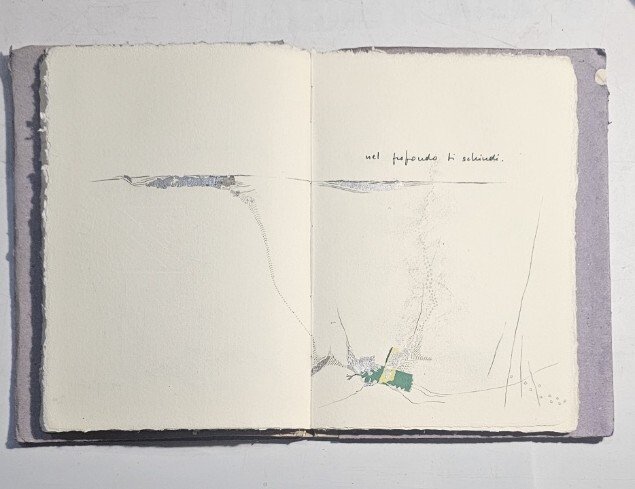 Libro d'artista Mauro Corradini per i segni di Danilo Guidetti