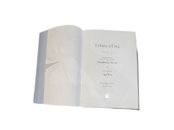 Libro D'Ore, Ugo Riva FMR ART'E' 2006. edizione numerata limitata