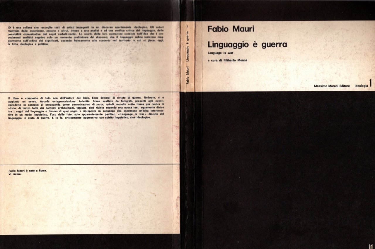 Linguaggio è guerra di Fabio Mauri