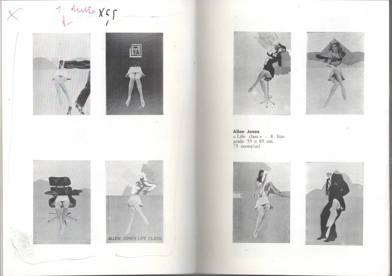 lotto 2 brochure "Arte moltiplicata" con manifesto