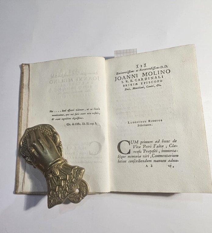 Ludovici Riccii De Vita Petri Falae Clarensis Prepositi Commentarius