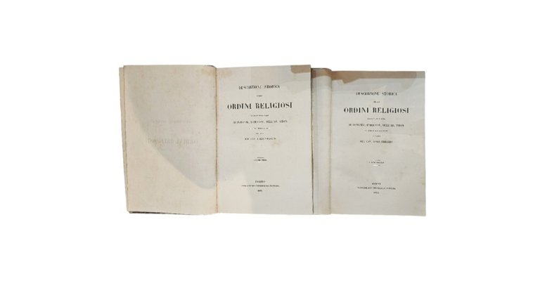 Luigi Cibrario - Descrizione storica degli ordini religiosi