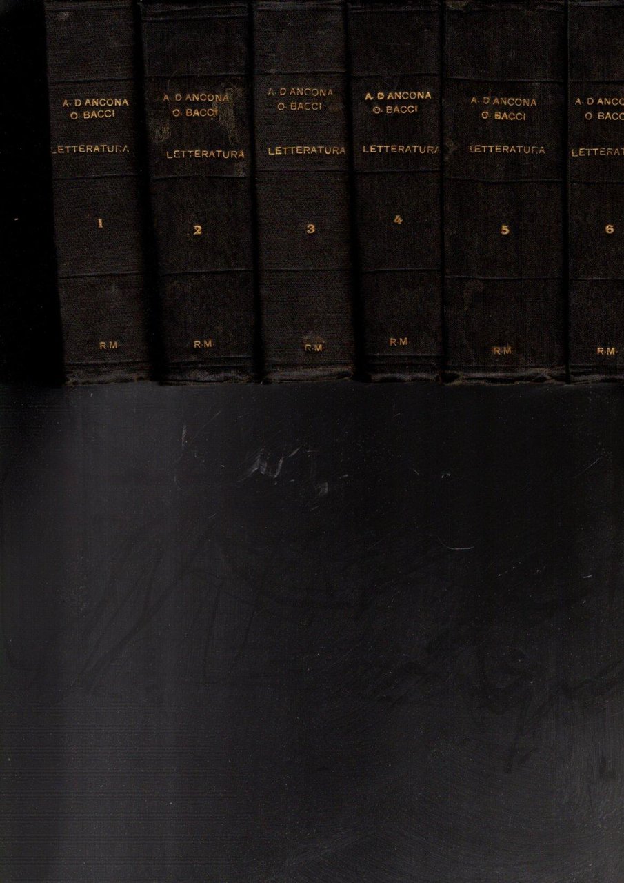 MANUALE DI LETTERATURA ITALIANA 6 VOLUMI