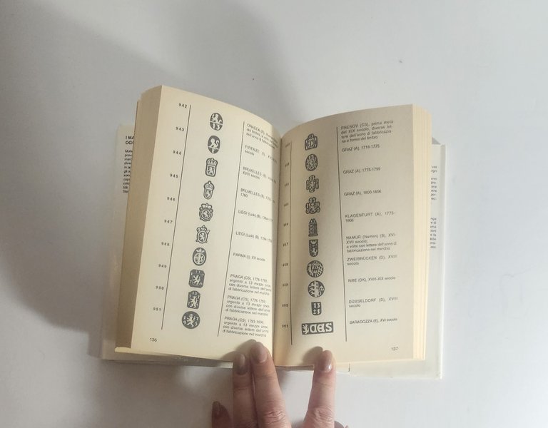 Marchi oggetti argento guida punzoni argenteria europea libro tecnico | Immagine Gallery 5
