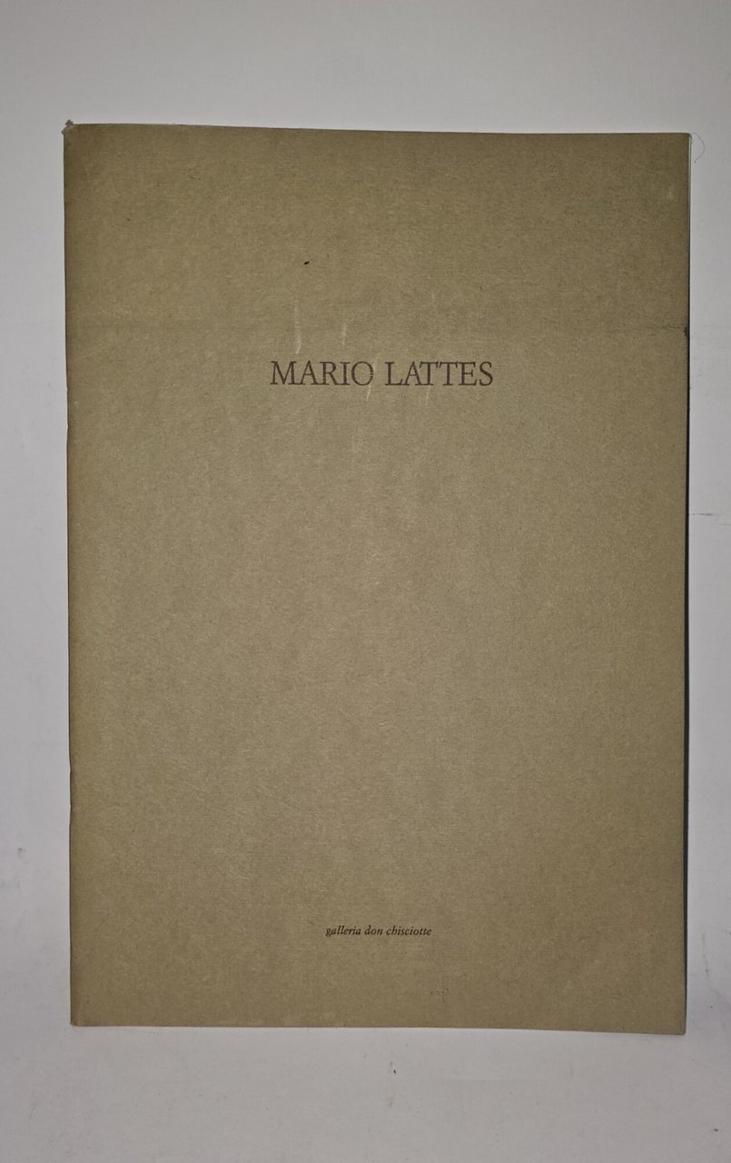 Mario Lattes | Immagine principale
