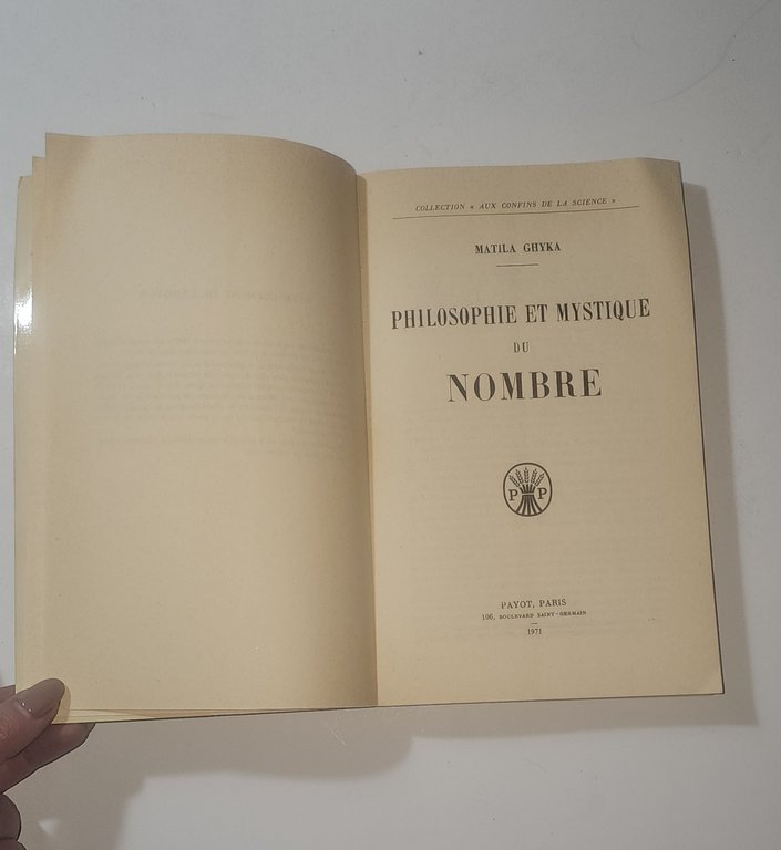 Matila Ghyka Philosophie et Mystique du Nombre Payot 1971 | Immagine Gallery 3