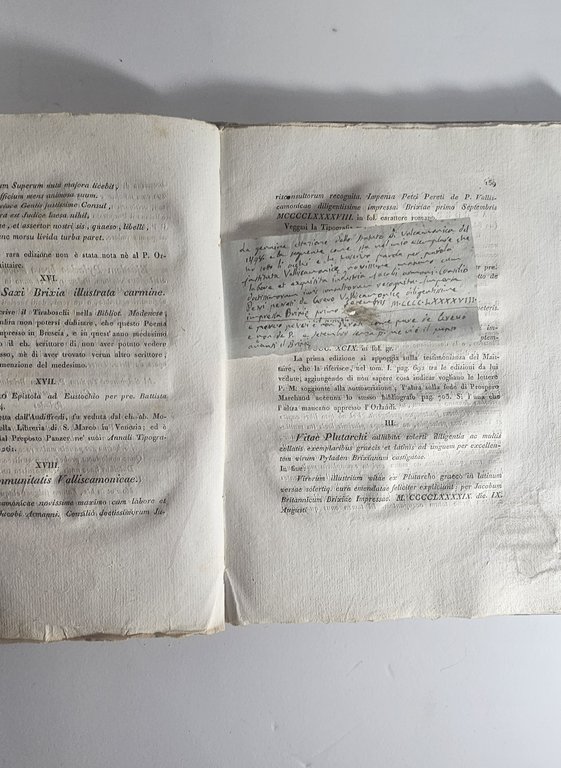 Memorie storico-critiche sulla tipografia bresciana – Brescia 1811 | Immagine Gallery 6