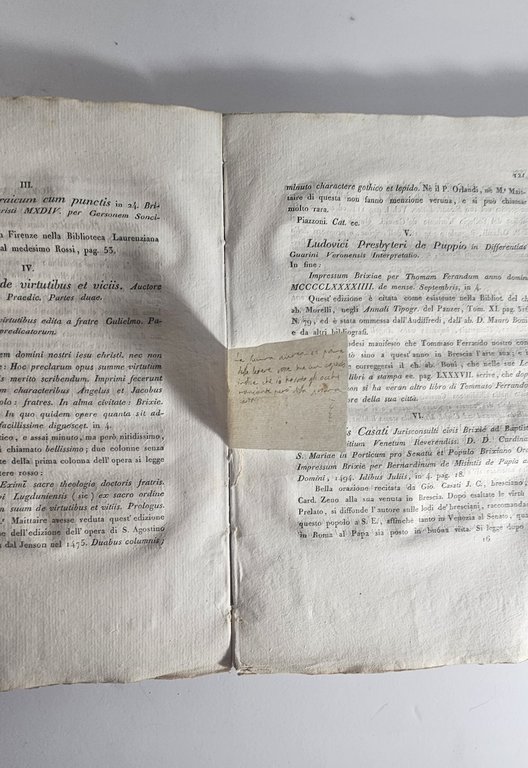 Memorie storico-critiche sulla tipografia bresciana – Brescia 1811 | Immagine Gallery 8