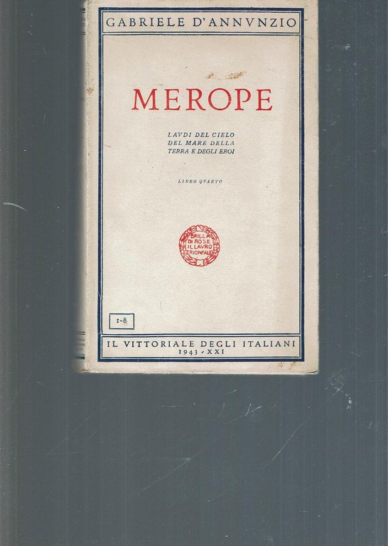 MEROPE LAUDI DEL CIELO DEL MARE DELLA TERRA E DEGLI EROI