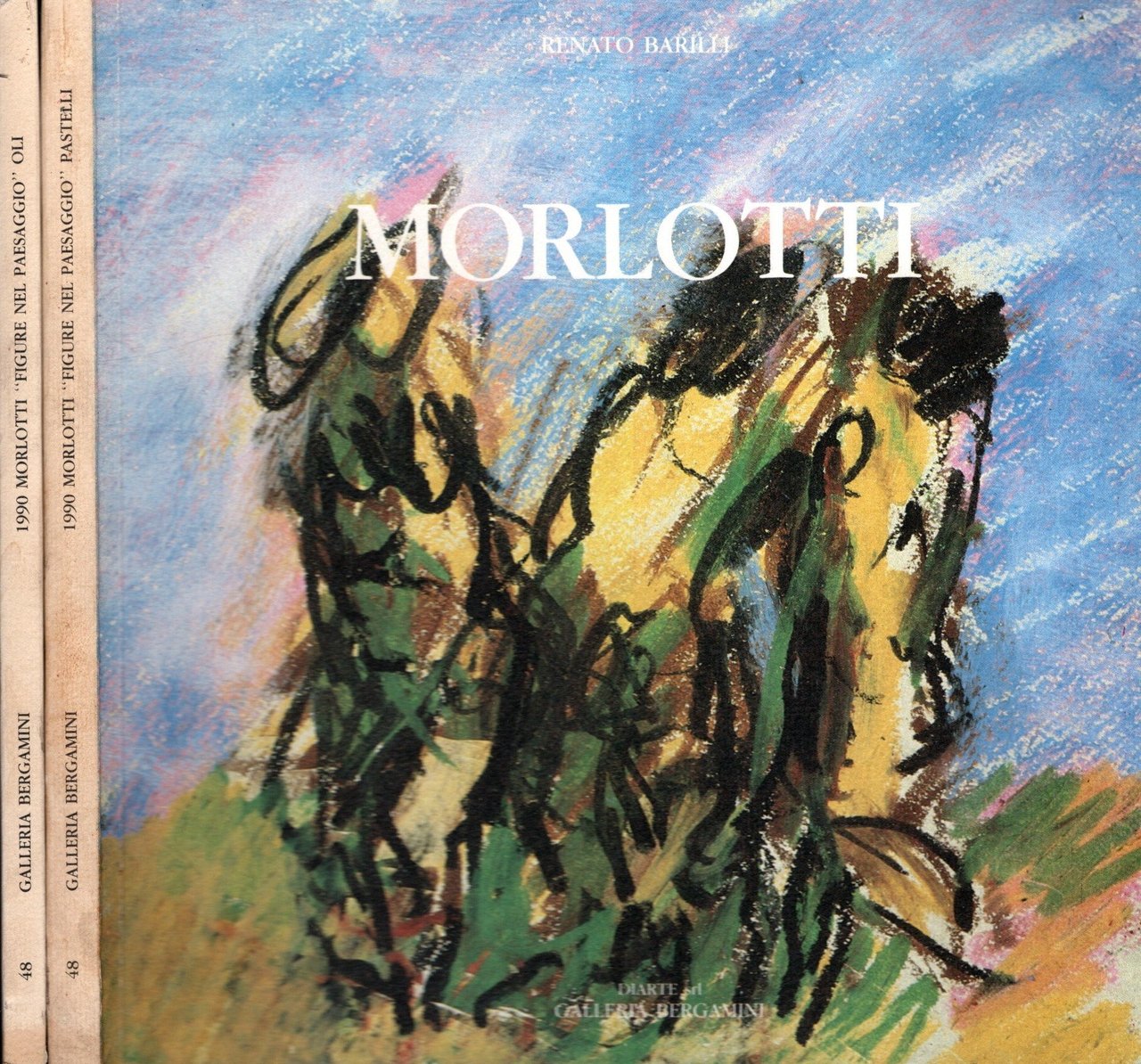 Morlotti Figure Nel Paesaggio Oli E Pastelli 2 Vol.
