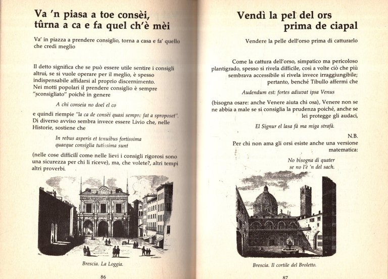 Motti e detti bresciani di P. Daglio e F. Fava
