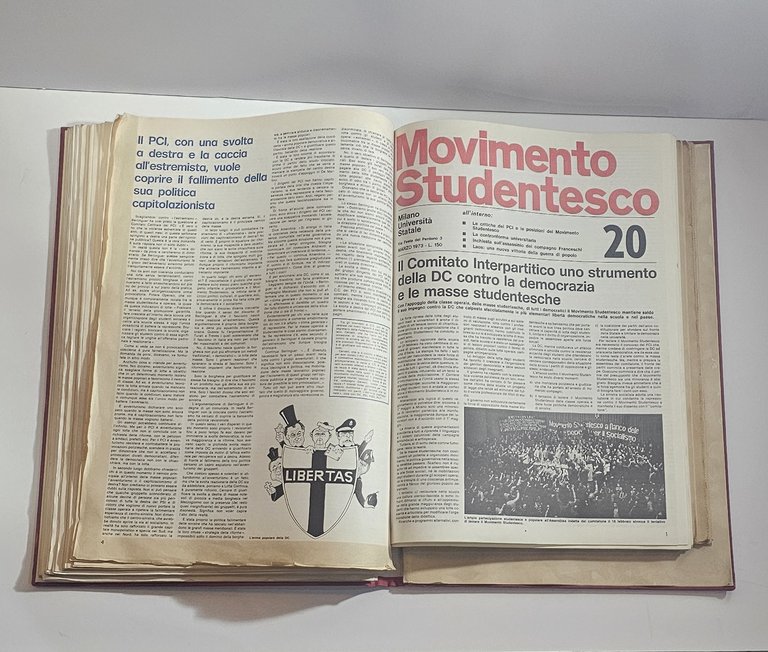 Movimento Studentesco Milano 1971-74 volume rilegato politica | Immagine Gallery 7