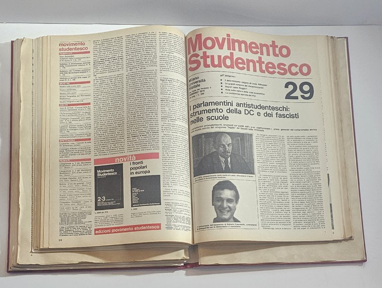 Movimento Studentesco Milano 1971-74 volume rilegato politica | Immagine Gallery 8
