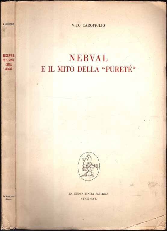 Nerval e il mito della \" Puretè \".