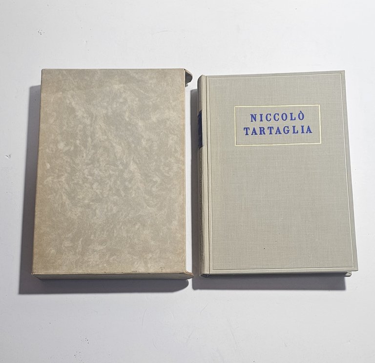 Niccolò Tartaglia Quesiti et Inventioni Diverse facsimile 1554 Brescia cofanetto | Immagine Gallery 1