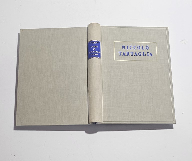 Niccolò Tartaglia Quesiti et Inventioni Diverse facsimile 1554 Brescia cofanetto | Immagine Gallery 2